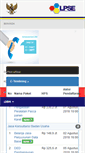 Mobile Screenshot of lpse.mubakab.go.id